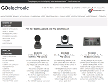 Tablet Screenshot of goelectronic.com